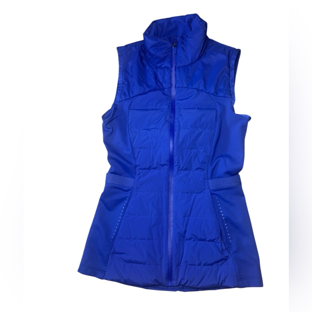 Women’s Lululemon Down For It All Vest Psychic Blue Size 2 EUC